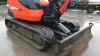 2013 KUBOTA KX080-3 8t rubber tracked excavator c/w bucket (s/n JO1H26667) (All hour and odometer readings are unverified and unwarranted) - 11