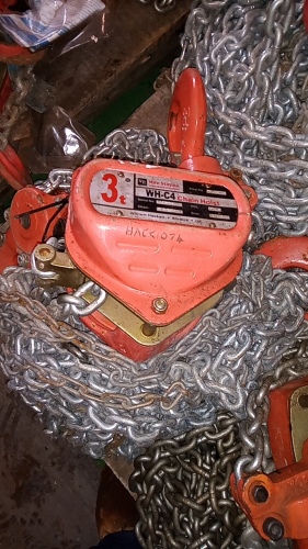 HACKETT 3t chain hoist