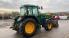 JOHN DEERE 6210 4x4 tractor, 2 spool valves, twin assister rams, F/R shuttle, c/w loader, bucket, joystick. (SN03 OSB) (All hour and odometer readings are unverified and unwarranted) - 6