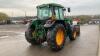 JOHN DEERE 6210 4x4 tractor, 2 spool valves, twin assister rams, F/R shuttle, c/w loader, bucket, joystick. (SN03 OSB) (All hour and odometer readings are unverified and unwarranted) - 7