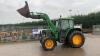 JOHN DEERE 6210 4x4 tractor, 2 spool valves, twin assister rams, F/R shuttle, c/w loader, bucket, joystick. (SN03 OSB) (All hour and odometer readings are unverified and unwarranted) - 31