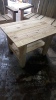 Rustic garden bench, chair & table set - 2