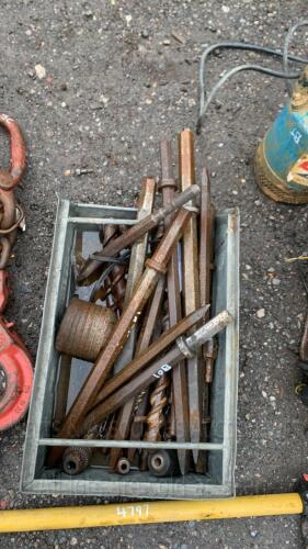 Box of breaker chisels