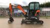 2020 DOOSAN DX27Z rubber tracked excavator (s/n LOE11280) with bucket, blade, piped & Q/hitch (All hour and odometer readings are unverified and unwarranted) - 2