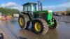 JOHN DEERE 4055 4wd tractor, 2 spool valves, puh, twin assister rams, air seat, A/C, full power shift (K349 NMR) (s/n RW4055E011171) (All hour and odometer readings are unverified and unwarranted) - 5