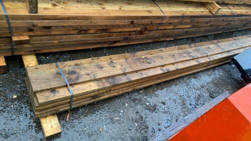 13 x wood lengths (12ft x 6'' x 1'')