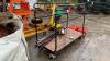 4 wheeled materials trolley & work light - 3