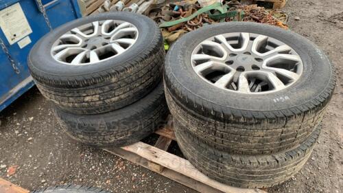 4 x FORD RANGER alloys wheels & CONTINENTAL tyres (265/60R18)