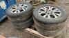 4 x FORD RANGER alloys wheels & CONTINENTAL tyres (265/60R18)