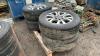 4 x FORD RANGER alloys wheels & CONTINENTAL tyres (265/60R18) - 2