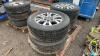 4 x FORD RANGER alloys wheels & CONTINENTAL tyres (265/60R18) - 3