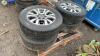 4 x FORD RANGER alloys wheels & CONTINENTAL tyres (265/60R18) - 4