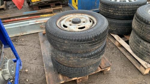 3 x FORD TRANSIT wheels