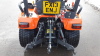 2013 KUBOTA BX2350 4wd tractor, hydrostatic drive, turf tyres, front weights, 3 point links, pto, 3 x spool valves S/n:70887 - 6