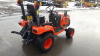 2013 KUBOTA BX2350 4wd tractor, hydrostatic drive, turf tyres, front weights, 3 point links, pto, 3 x spool valves S/n:70887 - 14