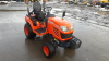 2013 KUBOTA BX2350 4wd tractor, hydrostatic drive, turf tyres, front weights, 3 point links, pto, 3 x spool valves S/n:70887 - 15