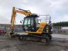 2014 JCB JS130LC steel tracked excavator (s/n 2134437) with 3 buckets, piped & Q/hitch (All hour and odometer readings are unverified and unwarranted) - 3