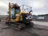 2014 JCB JS130LC steel tracked excavator (s/n 2134437) with 3 buckets, piped & Q/hitch (All hour and odometer readings are unverified and unwarranted) - 4