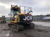 2014 JCB JS130LC steel tracked excavator (s/n 2134437) with 3 buckets, piped & Q/hitch (All hour and odometer readings are unverified and unwarranted) - 5