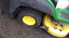 JOHN DEERE X130R petrol ride on mower c/w collector - 10