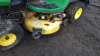 JOHN DEERE X130R petrol ride on mower c/w collector - 12