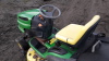 JOHN DEERE X130R petrol ride on mower c/w collector - 13