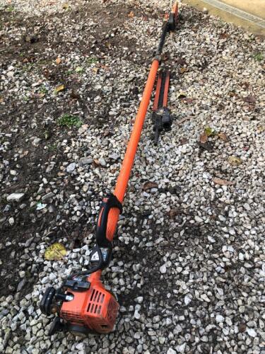 ECHO long reach petrol driven pole saw with 2 x changeable heads