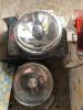 2 x antique tractor lights - 2