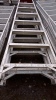 2 x aluminium step ladders - 2