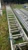 Aluminium triple extension ladder