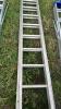 Aluminium double extension ladder - 3