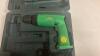 HITACHI DV100VA cordless drill c/w case