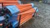 Pallet of HYLITE GRP tower scaffold horizontal poles/hand rails (short) (1.9m tower)