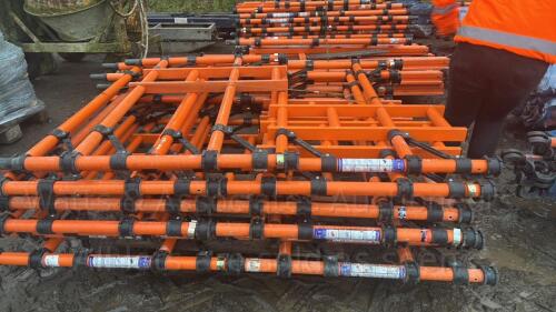 Pallet of HYLITE GRP tower scaffold half sections with/without ladders (approx 5ft)