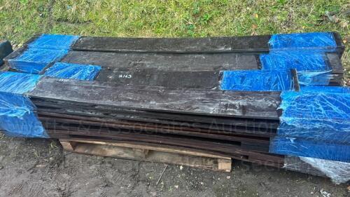 Pallet of HILYTE GRP tower scaffold kicker/toe boards