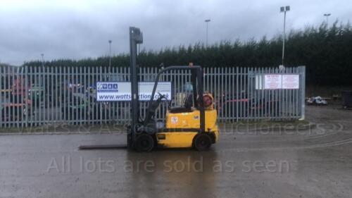 2001 FIAT OM G20 2t gas driven forklift truck with duplex mast & side-shift