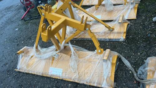 HIRSTLE 1.8m tractor rear mounted snow plough (unused)