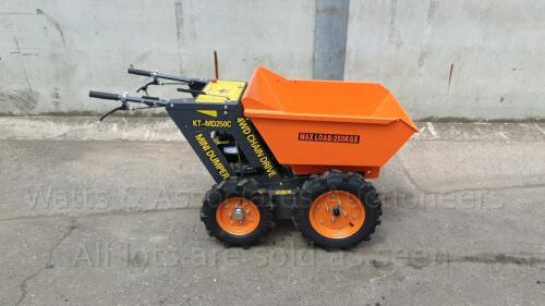 KONSTANT KTMD250 250kg 4wd pedestrian dumper with BRIGGS & STRATTON petrol engine (unused)