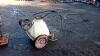 Pressure washer trolley c/w hose & lance