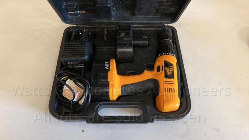 JCB cordless drill c/w case