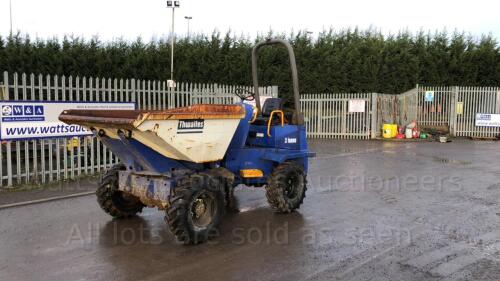 2005 THWAITES 3t swivel skip dumper (2951)(s/n Z50SA7813)