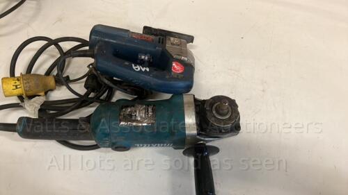 MAKITA 110v grinder & RYOBI 110v jigsaw