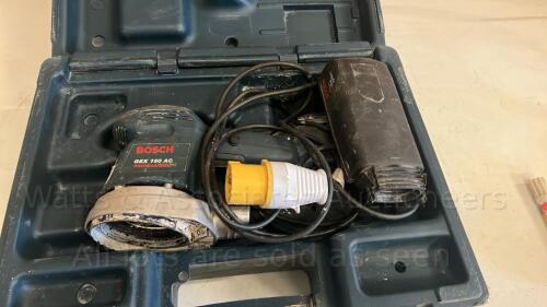 BOSCH GEX150AC PRO 110v orbital sander c/w case