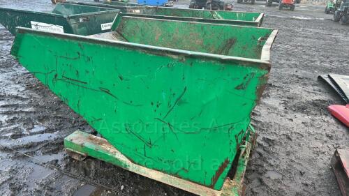 CONQUIP tipping skip to suit telehandler