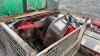 LAND ROVER DEFENDER engine & stillage of LAND ROVER parts (stillage NOT included) - 2