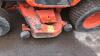 KUBOTA BX2200 4wd hydrostatic compact tractor (s/n 5A343) c/w 4' mower deck & high tip collector, 2 x spools & power steer - 12