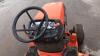 KUBOTA BX2200 4wd hydrostatic compact tractor (s/n 5A343) c/w 4' mower deck & high tip collector, 2 x spools & power steer - 20