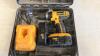 DEWALT DE9098 18v drill c/w case - 3