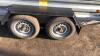 INDESPENSION 2.7t twin axle plant trailer with caged sides (3411662) - 7