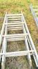 Folding aluminium ladder